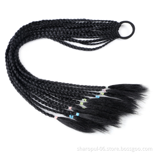 Box braids 24inch length ombre color braiding hair Ponytail